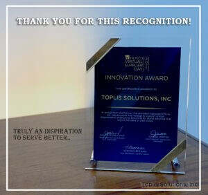Toplis Solution Innovation Award