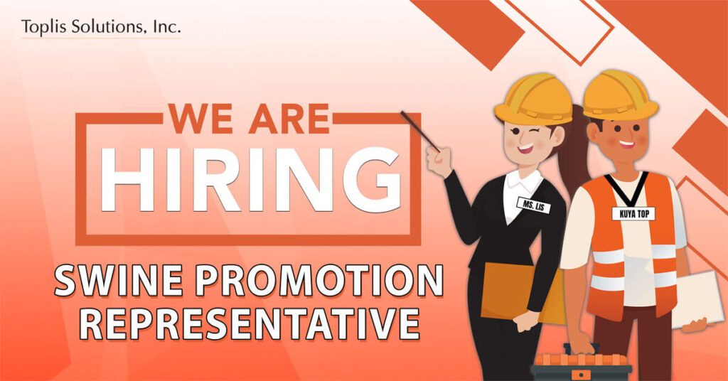 Swine promotion representative job hiring feature image