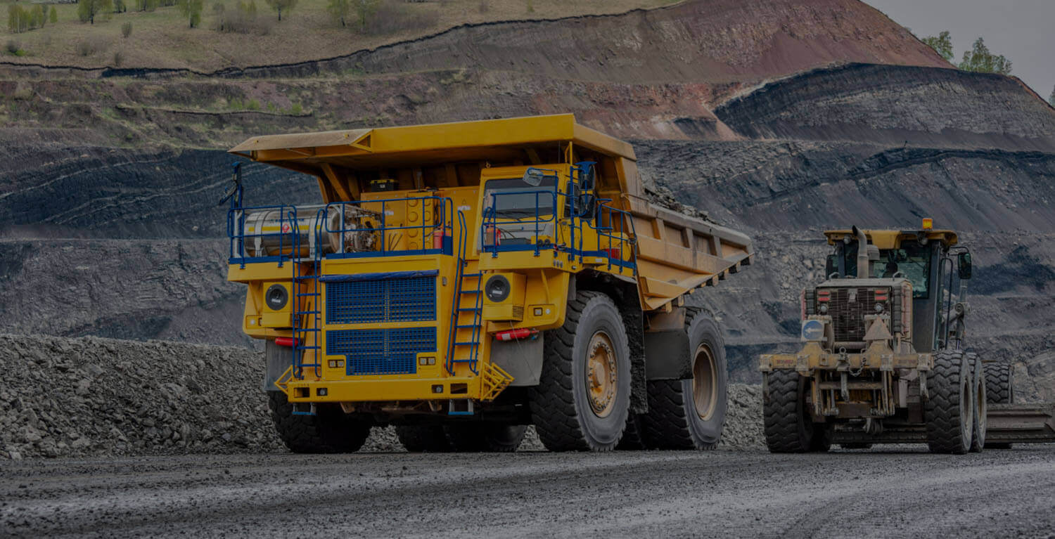 Haul Truck in a mining field
