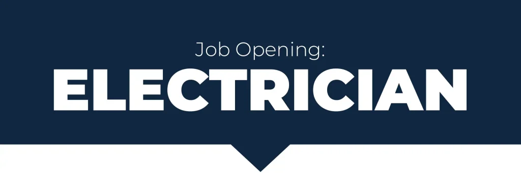 Featured Banner Image of a Electrician in a job post.